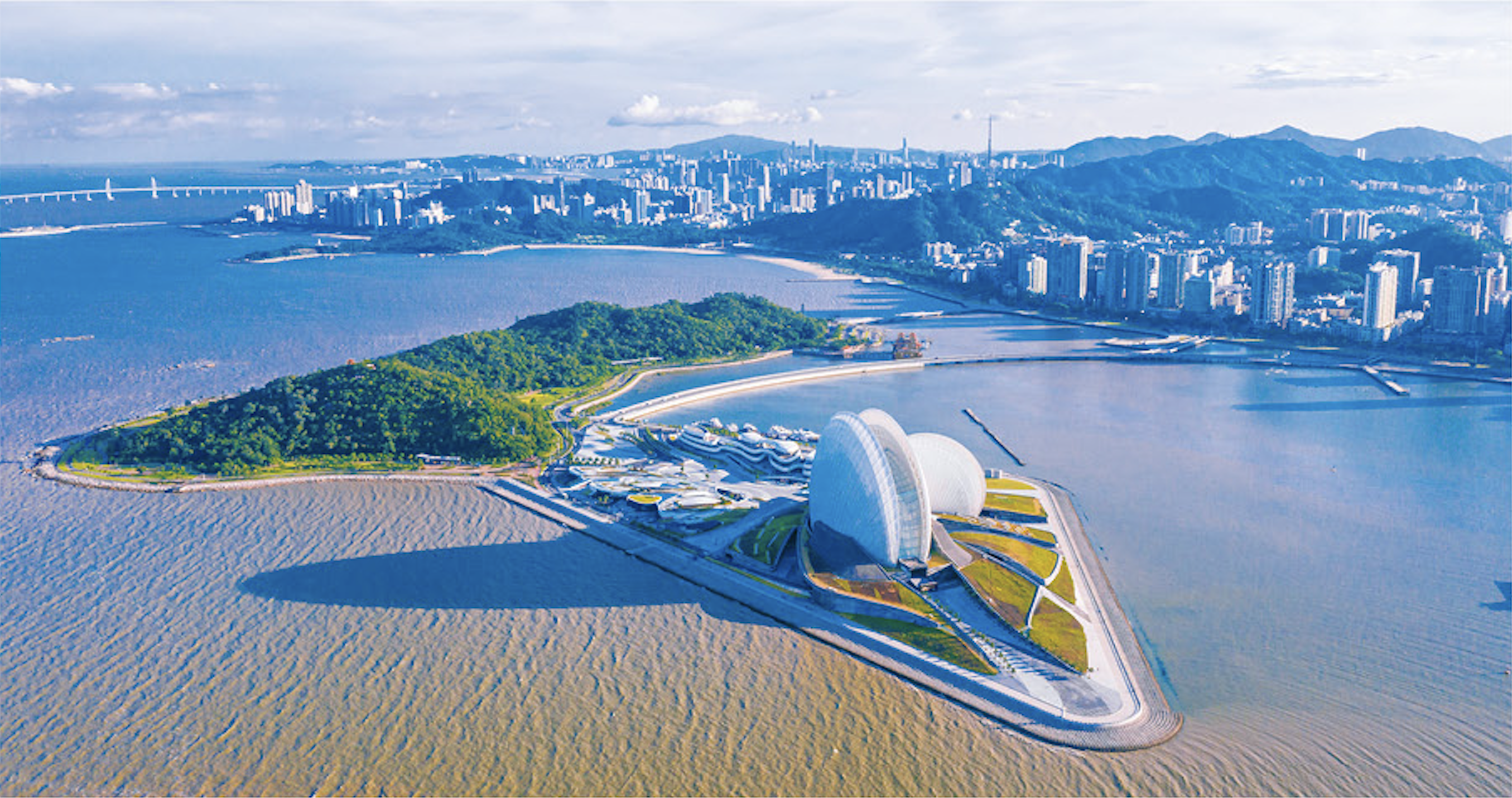 美丽的海滨城市珠海。 郑蔼芳/摄影